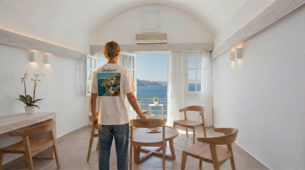 Santorini Graphic Shirt