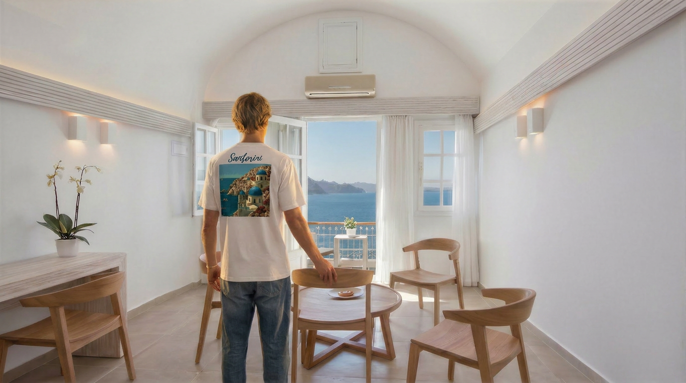 Santorini Graphic Shirt