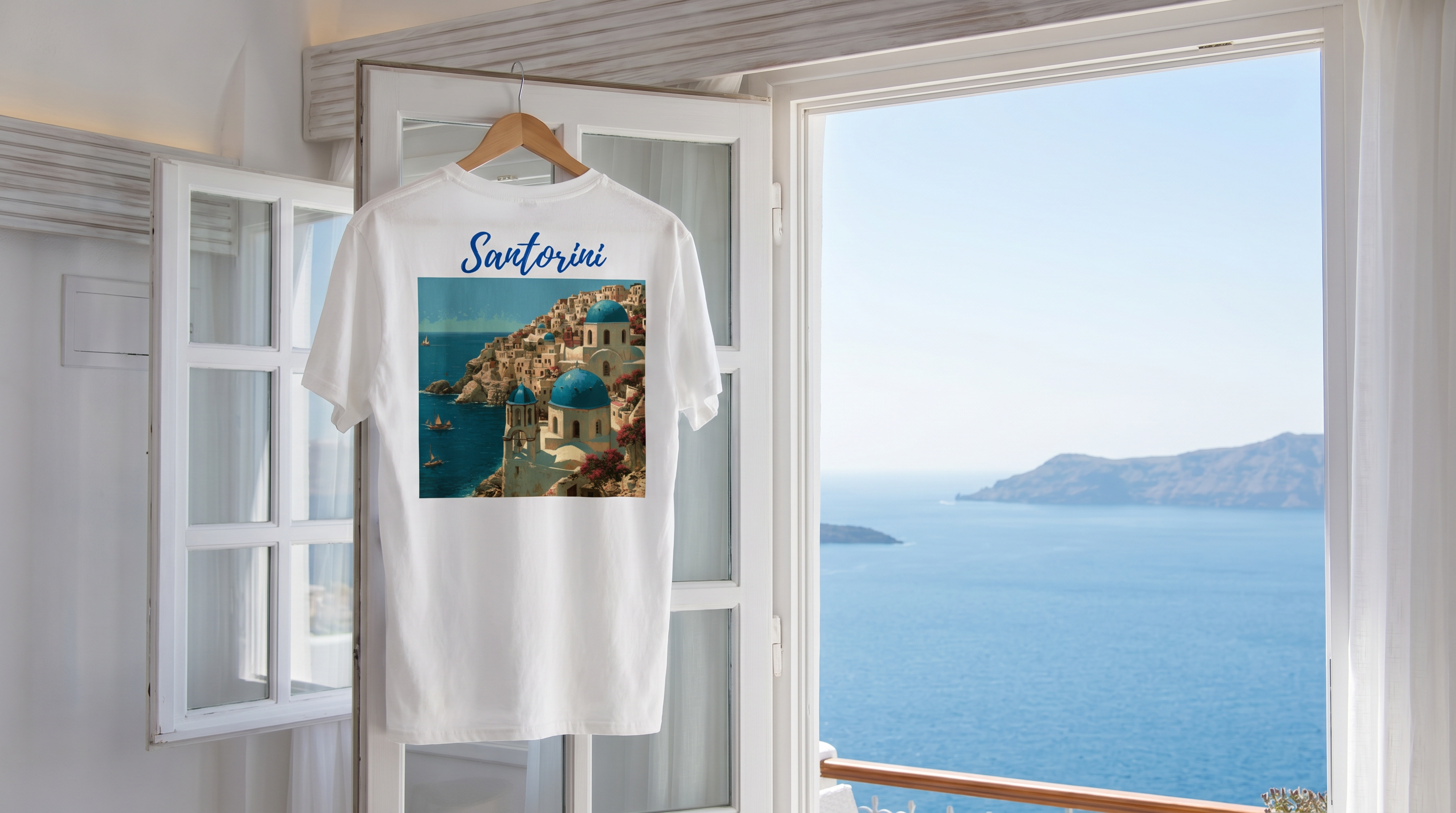 Santorini Graphic Shirt
